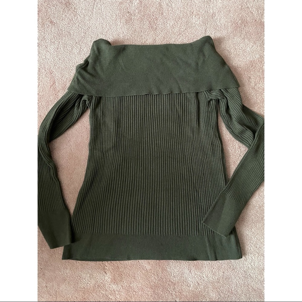 3/$30 The limited off the shoulder ribbed sweater